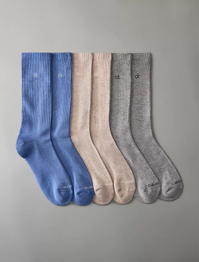 Basic Crew 6-Pack Socks Basic Crew 6-Pack Socks