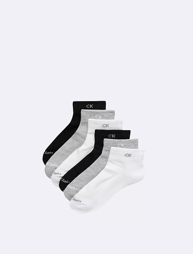 Basic Cushion Quarter 6-Pack Socks Basic Cushion Quarter 6-Pack Socks