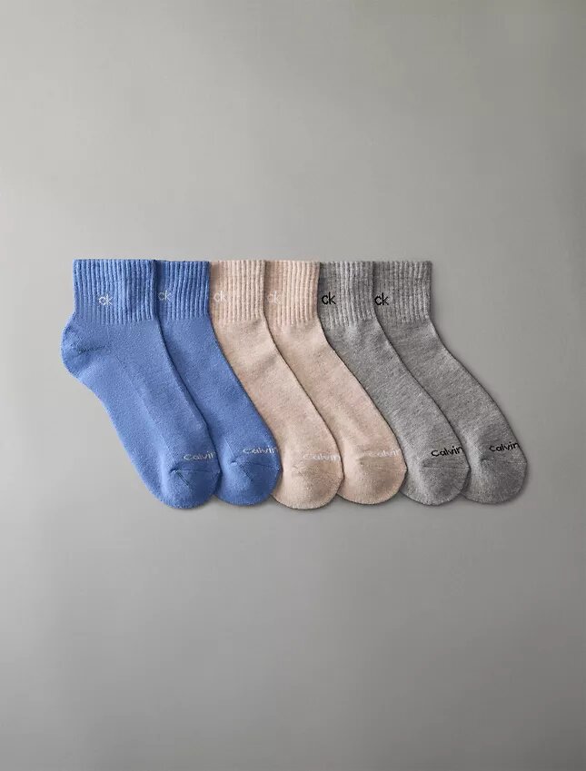 Basic Quarter 6-Pack Socks Basic Quarter 6-Pack Socks