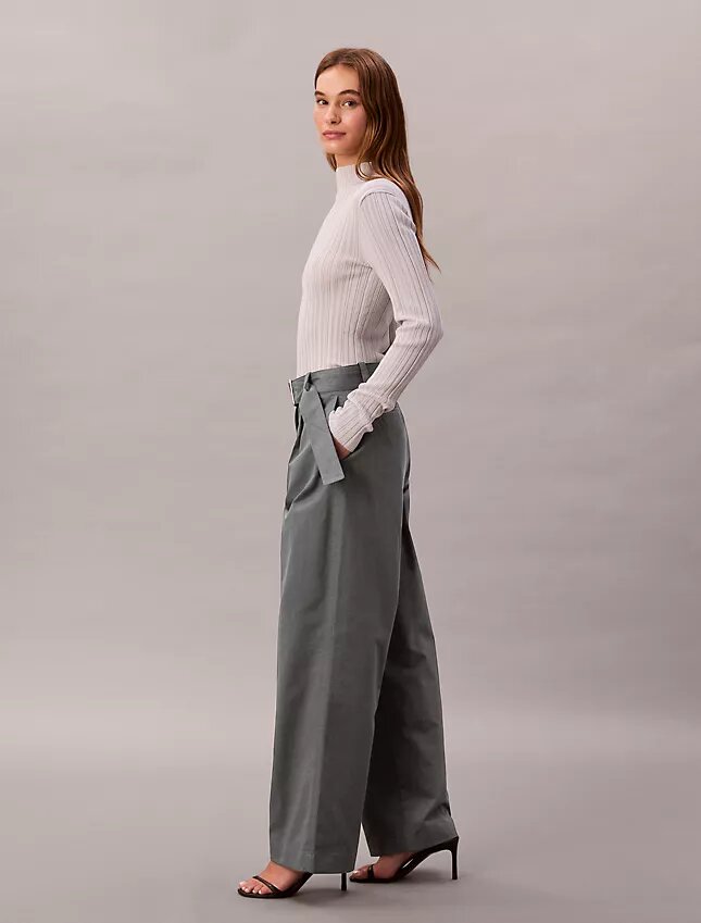 Belted Tailored Pants Belted Tailored Pants