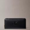 Bold Monogram Long Zip Wallet