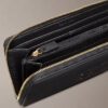Bold Monogram Long Zip Wallet