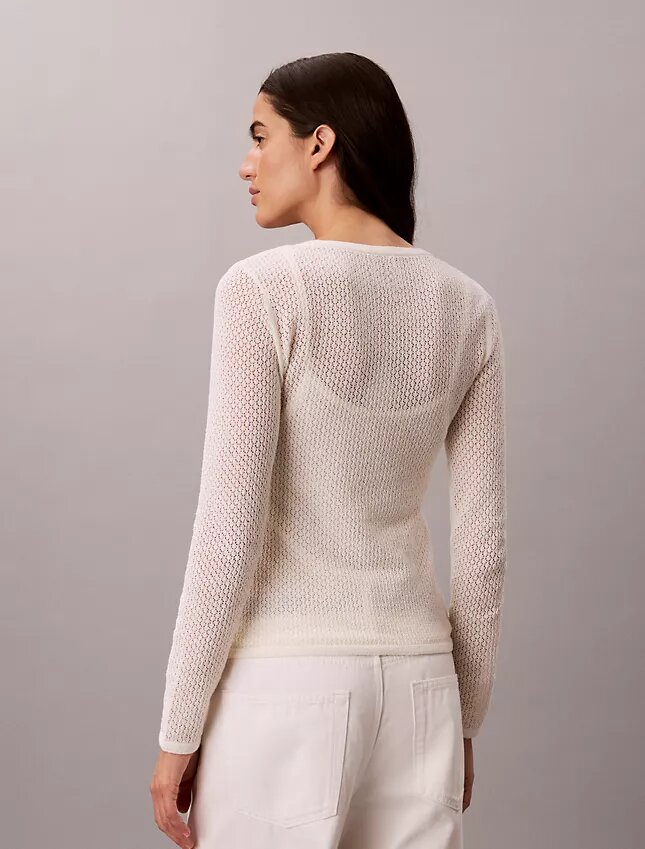 Boucle Pointelle Top Boucle Pointelle Top