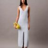Boucle Rib Sleeveless Midi Dress Boucle Rib Sleeveless Midi Dress