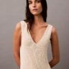 Boucle Rib Sleeveless Midi Dress Boucle Rib Sleeveless Midi Dress