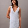 Boucle Rib Sleeveless Midi Dress Boucle Rib Sleeveless Midi Dress