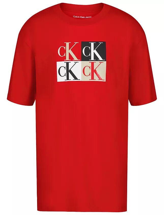 Boys Colorblock Monogram Graphic Classic T-Shirt Boys Colorblock Monogram Graphic Classic T-Shirt