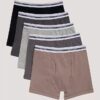 Boys Cotton Stretch 5-Pack Boxer Brief