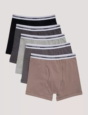 Boys Cotton Stretch 5-Pack Boxer Brief