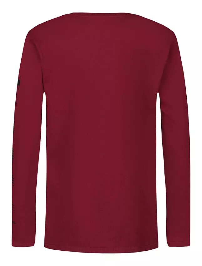 Boys Monogram Gradient Stripe Long Sleeve Tee Boys Monogram Gradient Stripe Long Sleeve Tee