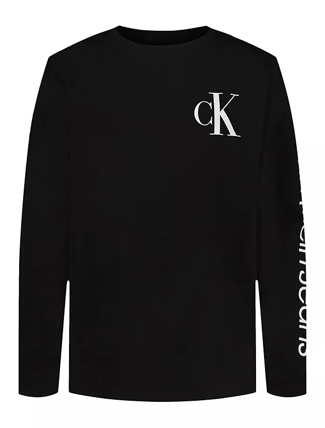 Boys Monogram Long Sleeve Tee Boys Monogram Long Sleeve Tee