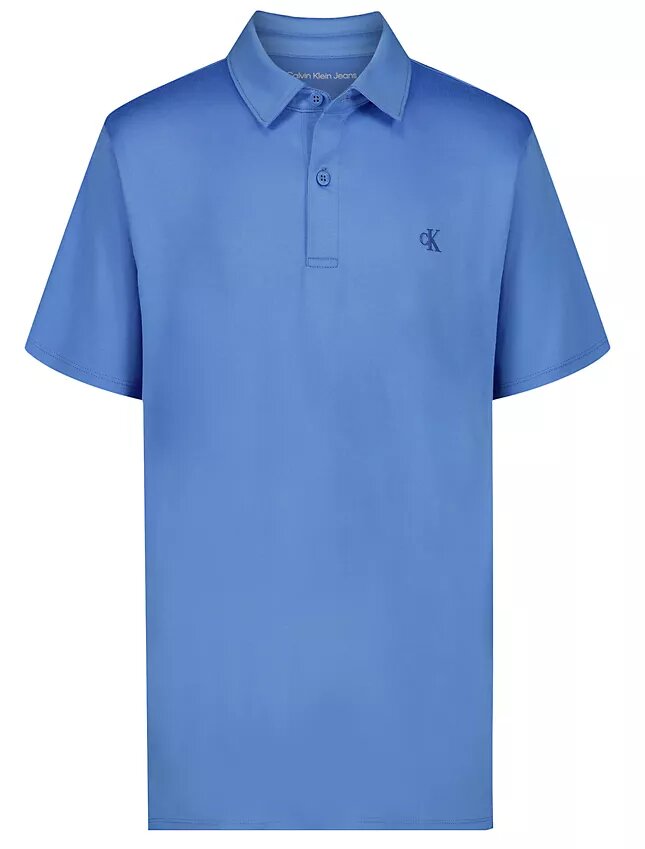 Boys Monogram Tech Polo Shirt Boys Monogram Tech Polo Shirt