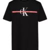 Boys Monologo Stripe Crewneck Tee