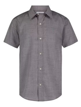 Boys Stripe Button-Down Short Sleeve Shirt