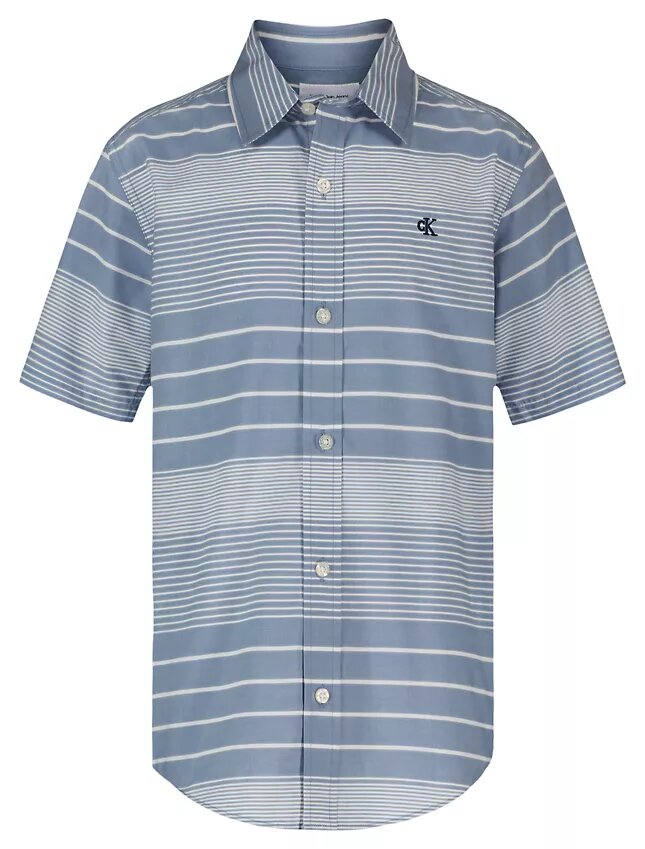 Boys Summer Stripe Button-Down Shirt Boys Summer Stripe Button-Down Shirt