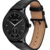 Brushed Dial Leather Strap Watch Brushed Dial Leather Strap Watch