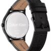 Brushed Dial Leather Strap Watch Brushed Dial Leather Strap Watch