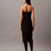 Brushed Wool Blend Strapless Dress Brushed Wool Blend Strapless Dress