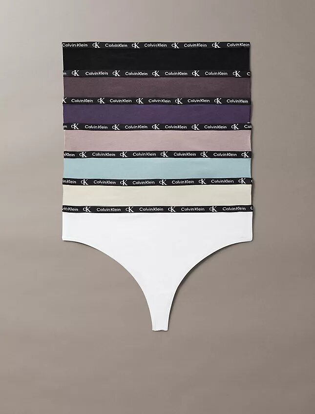 Calvin Klein 1996 Cotton Stretch 7-Pack Modern Thong Calvin Klein 1996 Cotton Stretch 7-Pack Modern Thong