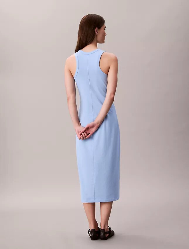 Calvin Klein Logo Midi Tank Dress Calvin Klein Logo Midi Tank Dress