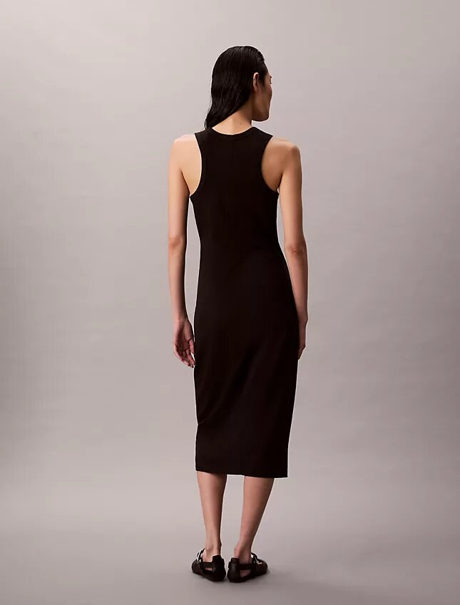 Calvin Klein Logo Midi Tank Dress Calvin Klein Logo Midi Tank Dress