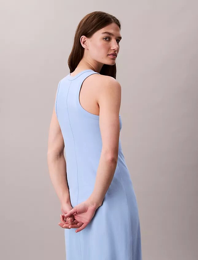 Calvin Klein Logo Midi Tank Dress Calvin Klein Logo Midi Tank Dress