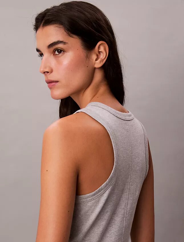 Calvin Klein Logo Midi Tank Dress Calvin Klein Logo Midi Tank Dress