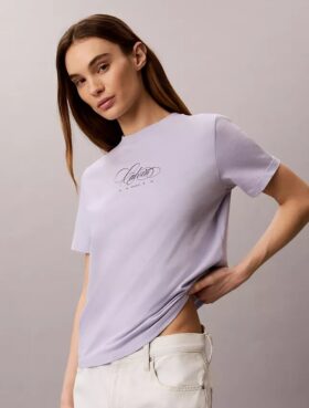 Calvin Script Logo Classic Tee