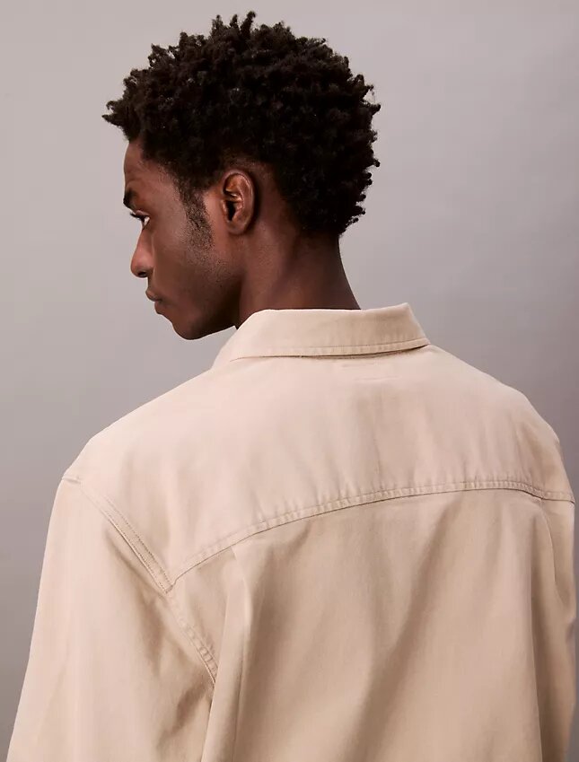 Canvas Relaxed Shirt Jacket Canvas Relaxed Shirt Jacket