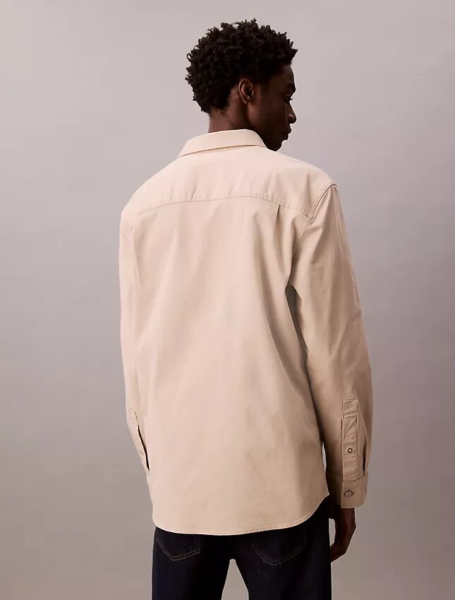 Canvas Relaxed Shirt Jacket Canvas Relaxed Shirt Jacket