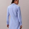 Casual Twill Mini Shirt Dress Casual Twill Mini Shirt Dress