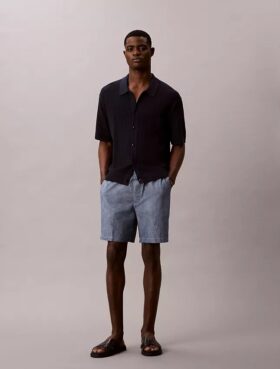 Chambray Pull-On Shorts