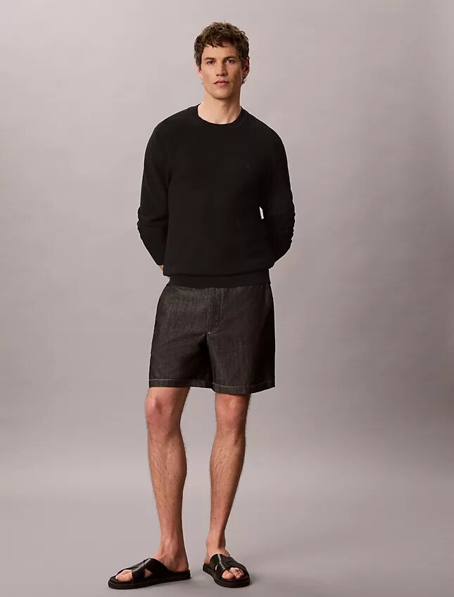 Chambray Straight 7″ Pull-On Shorts Chambray Straight 7″ Pull-On Shorts