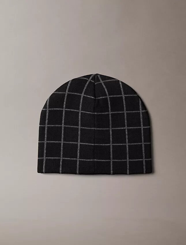 Check Jacquard Beanie Check Jacquard Beanie