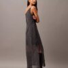 Chiffon Printed Asymmetrical Maxi Dress Chiffon Printed Asymmetrical Maxi Dress