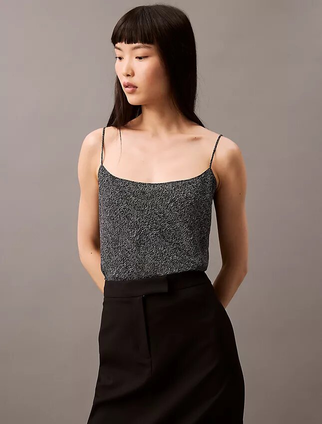 Chiffon Printed Relaxed Camisole Chiffon Printed Relaxed Camisole