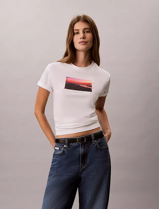 City Sunset Logo Graphic Classic T-Shirt City Sunset Logo Graphic Classic T-Shirt