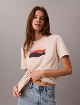 City Sunset Logo Graphic Classic T-Shirt