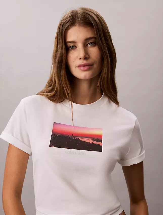 City Sunset Logo Graphic Classic T-Shirt City Sunset Logo Graphic Classic T-Shirt