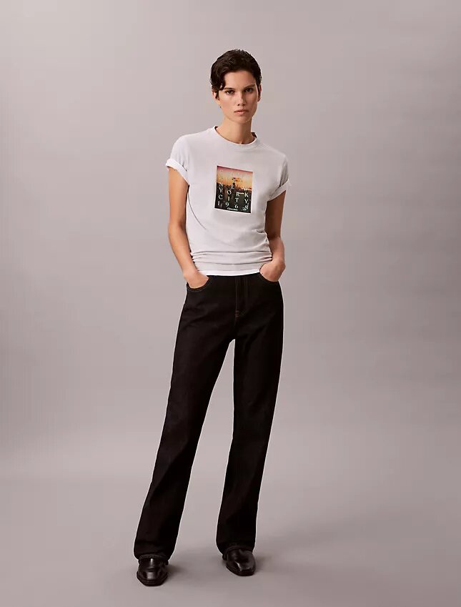 City Sunset Logo Graphic Classic T-Shirt City Sunset Logo Graphic Classic T-Shirt