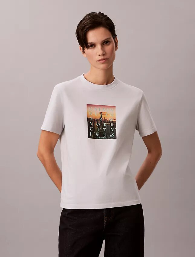City Sunset Logo Graphic Classic T-Shirt City Sunset Logo Graphic Classic T-Shirt