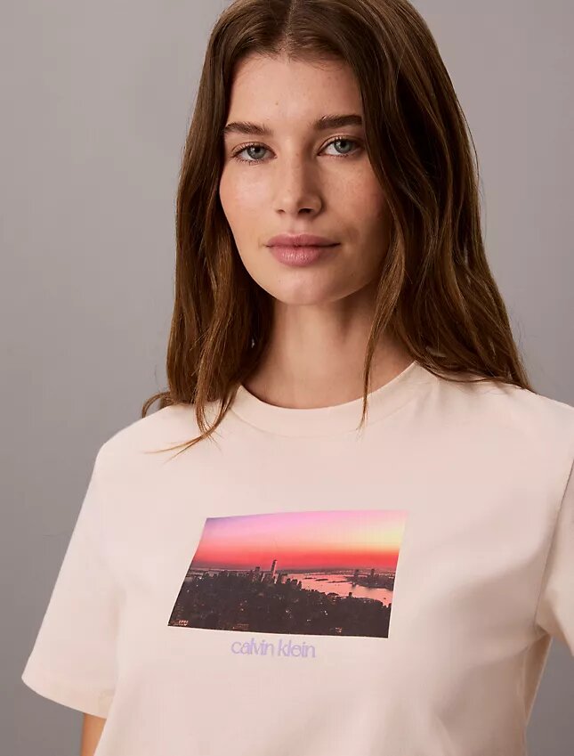 City Sunset Logo Graphic Classic T-Shirt City Sunset Logo Graphic Classic T-Shirt