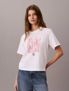 Cityscape Graphic Crewneck Tee