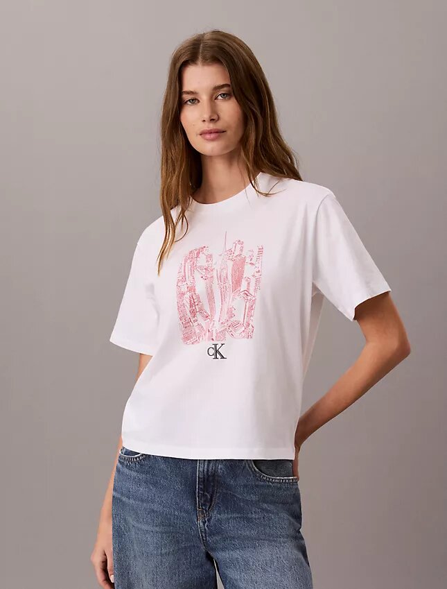 Cityscape Graphic Crewneck Tee Cityscape Graphic Crewneck Tee