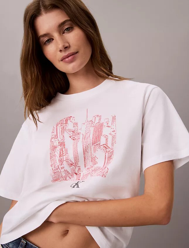 Cityscape Graphic Crewneck Tee Cityscape Graphic Crewneck Tee