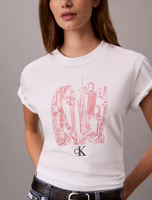 Cityscape Graphic Crewneck Tee Cityscape Graphic Crewneck Tee