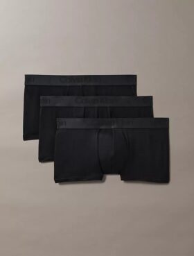 Ck Black 3-Pack Low Rise Trunk
