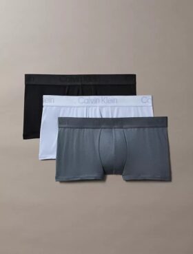 Ck Black 3-Pack Low Rise Trunk