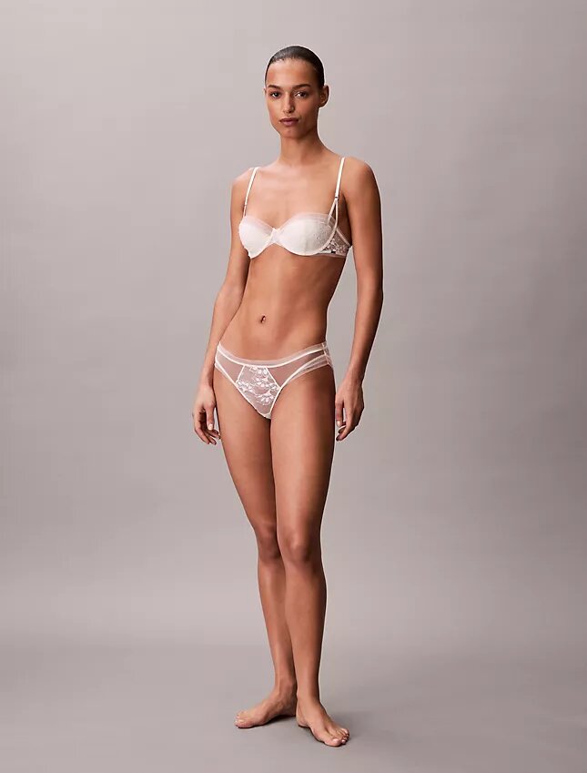 Ck Black Bridal Lightly Lined Balconette Bra Ck Black Bridal Lightly Lined Balconette Bra