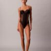 Ck Black Floral Lace Bodysuit Ck Black Floral Lace Bodysuit